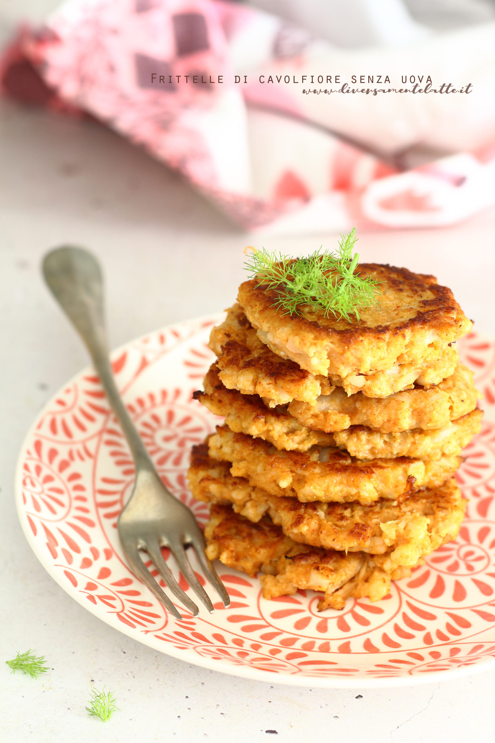 frittelle di cavolfiore senza uova