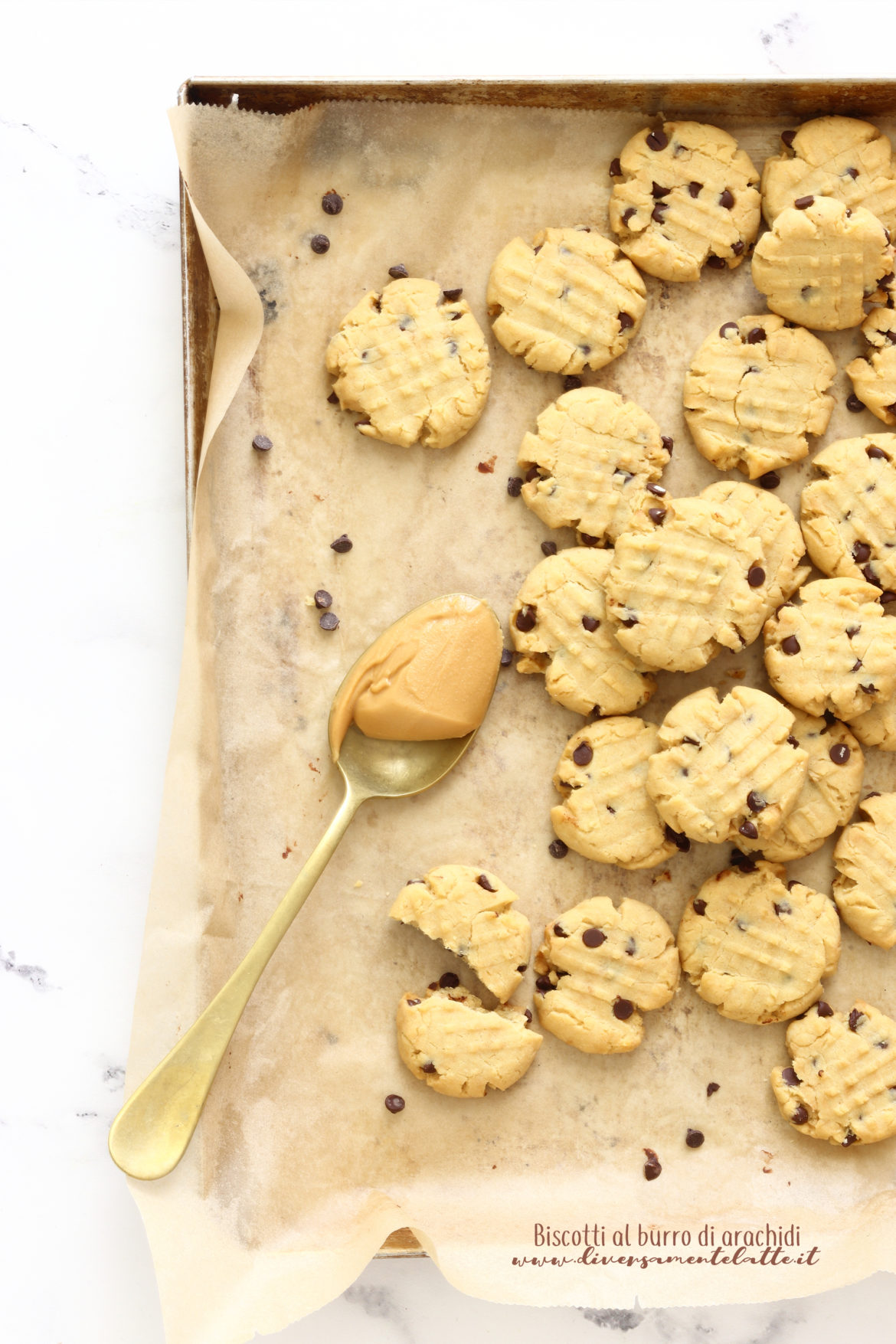 Biscotti Al Burro Di Arachidi - Diversamentelatte