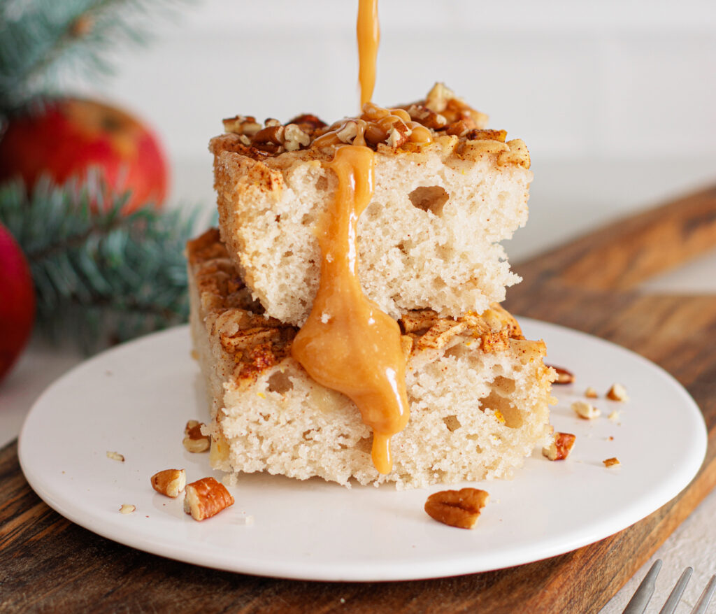 diversamentelatte torta di mele e caramello